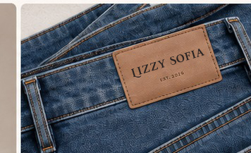 Etiqueta de denim Lizzy Sofia